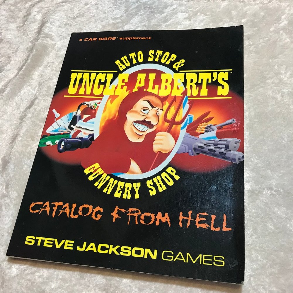 FREE Uncle Alberts Auto Stop & Gunnery Shop Catalog from Hell Book Steve Jackson